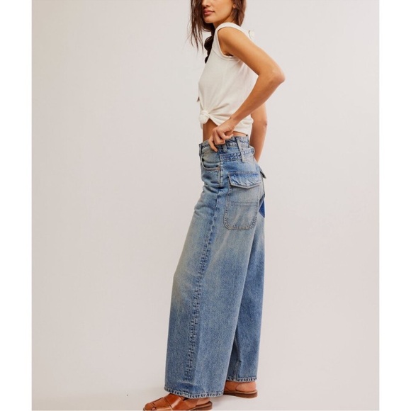 We the free Waterfall Baggy Jeans size 24 - Picture 6 of 16